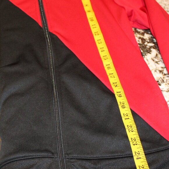 Nike Jordan Boys' XL 13-15 Jacket Therma-Fit Jordan Black Red Full Zip Hoodie - Picture 7 of 8